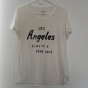 Distressed Los Angeles t-shirt